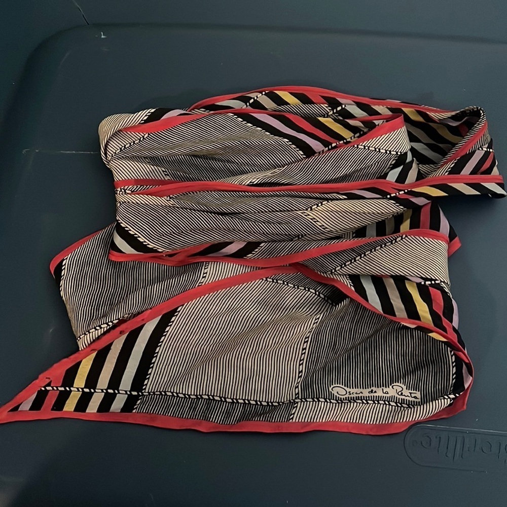 Vintage Oscar de la renta neck or purse scarf
